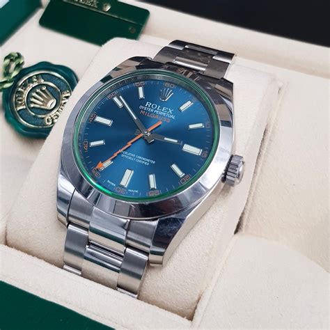 z-blue dial milgauss rolex|rolex z blue model.